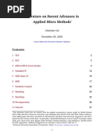 Applied Micro Methods