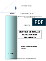 M11+Montage+et+reglage+des+ensembles+mecaniques PDF