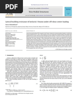 Lateral Buckling Resistance of Inelastici-Beams Under Off-Shear Center Loading