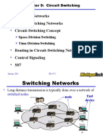 Switching Networks Circuit-Switching Networks Circuit-Switching Concept