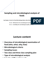 Microbiological examination of foods