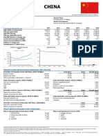 CHINA FACT SHEET: KEY ECONOMIC AND TRADE DATA