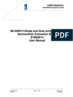 MLX90614 Single and Dual Zone Infra Red Thermometer Evaluation Board EVB90614 User Manual