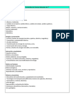 Contenidos de Ciencias Naturales de 5to