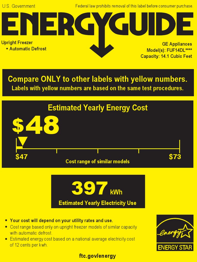 Compare ONLY To Other Labels With Yellow Numbers. Estimated Yearly