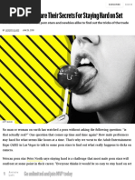 Male Porn Stars Share Their Secrets For Staying Hard On Set - Men's Health