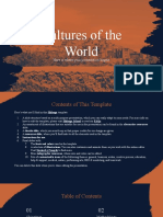 Cultures of The World by Slidesgo