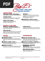 Baja Fresh Printable Menu | PDF | Burrito | Taco