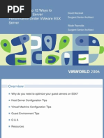 Download Tips to Improve Performance of Guest Server in Esx Server by tosubhakant SN4891406 doc pdf