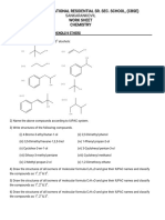 Avki Nternati Onalresi Denti Alsr - Sec.School, (Cbse) Sankarankovi L Worksheet Chemi Stry