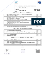 Unit Test-III (Agile Methodology) PDF