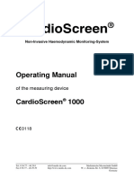 Cardio Screen 1000 Operating Manual