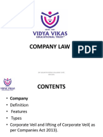 Company Law: DR Vasanthi Reena Williams Vviet, Mysuru