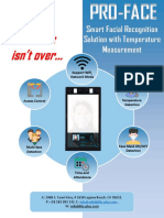 Pandemic Isn't Over : Smart Facial Recognition Solution With Temperature Measurement