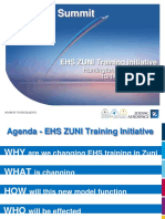 2015 EHS Summit: EHS ZUNI Training Initiative