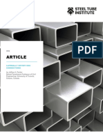 Article: Laterally Offset Hss Connections