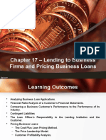 Chapter 17 - Lending To Business Firms and Pricing Business Loans