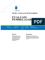 MODUL 15 (Evaluasi Pembelajaran) OBE