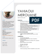 Yahiaoui Merouane CV