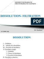7 - Dissolution - Filtration