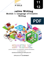 Module 1: Language of Creative Writing