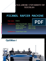 Picanol Rapier Machine: Bangladesh University of Textiles