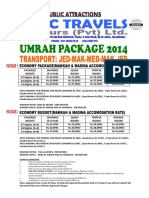 Ebc Travels Umrah Package 2014 March