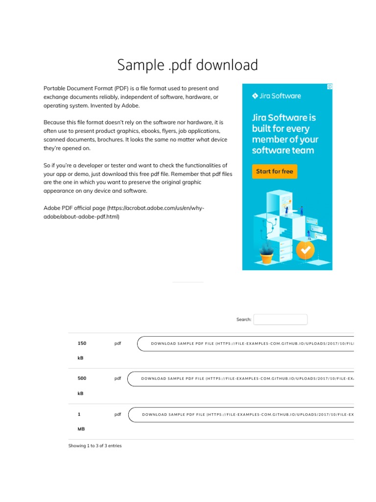 Sample .PDF Download File Examples Download PDF Application