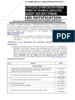 Tseamcet2020detailednotification PDF