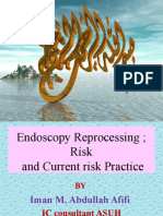 Endoscope Reprocessing Risk and Current Risk Practice