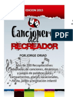 Cancionero Del Recreador