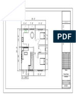 Architectural floor plan layout and dimensions