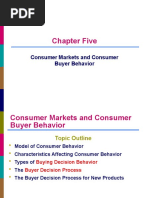 Chapter Five: Consumer Markets and Consumer Buyer Behavior