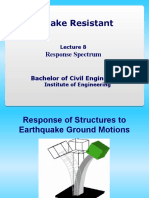 Earthquake Resistant Design: Response Spectrum