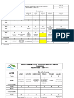 Programa de Reuniones Diarias ......