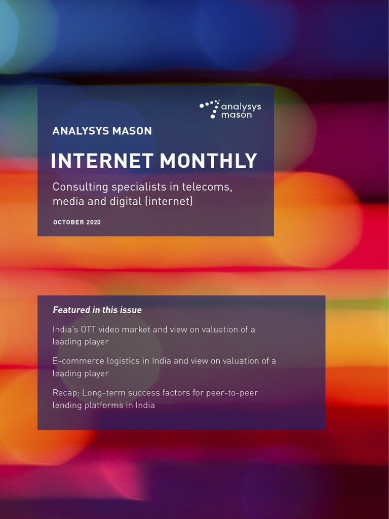Internet Monthly Newsletter - October 2020 | PDF | Pay Television | E ...