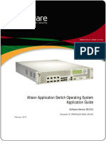 Alteon Application Switch Operating System Application Guide