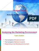 Chapter Three: Analyzing The Marketing Environment