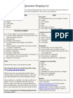 Quarantine Shopping List: See More Food Safety Tips Here