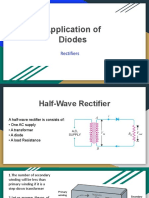 Application of Diodes: Rectifiers