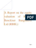 RBBL Equity Valuation Report