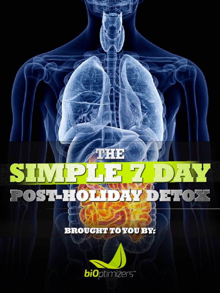 The Simple 7 Day PostHoliday Detox Resetting Your Body for a Healthy