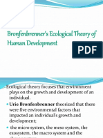 Bronfenbrenner's Ecological Theory of Human Development
