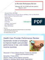 Here are the top 3 types of HCPs studied:1. Physician (47% of studies) 2. Nurse/midwife (43% of studies)3. Lay health worker (37% of studies