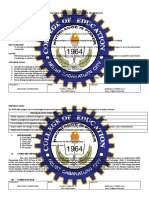 College of Education: Syllabus of Instruction in Field Study 3 (FS 3)