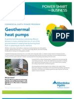 Geothermal Heat Pumps: Commercial Earth Power Program