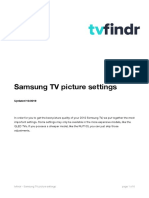 Samsung TV Settings 2019 10 PDF