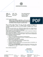 Aprovação de projeto de linha elétrica privativa