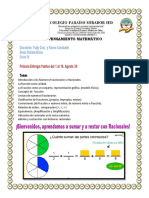 Fracciones Adición y Sustracción Ciclo IV