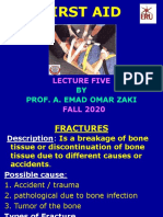 Lecture 5 First Aid Fractures